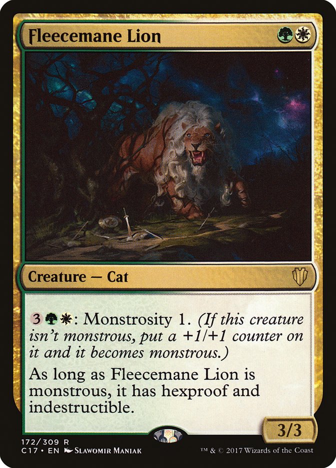Fleecemane Lion [Commander 2017] | Total Play