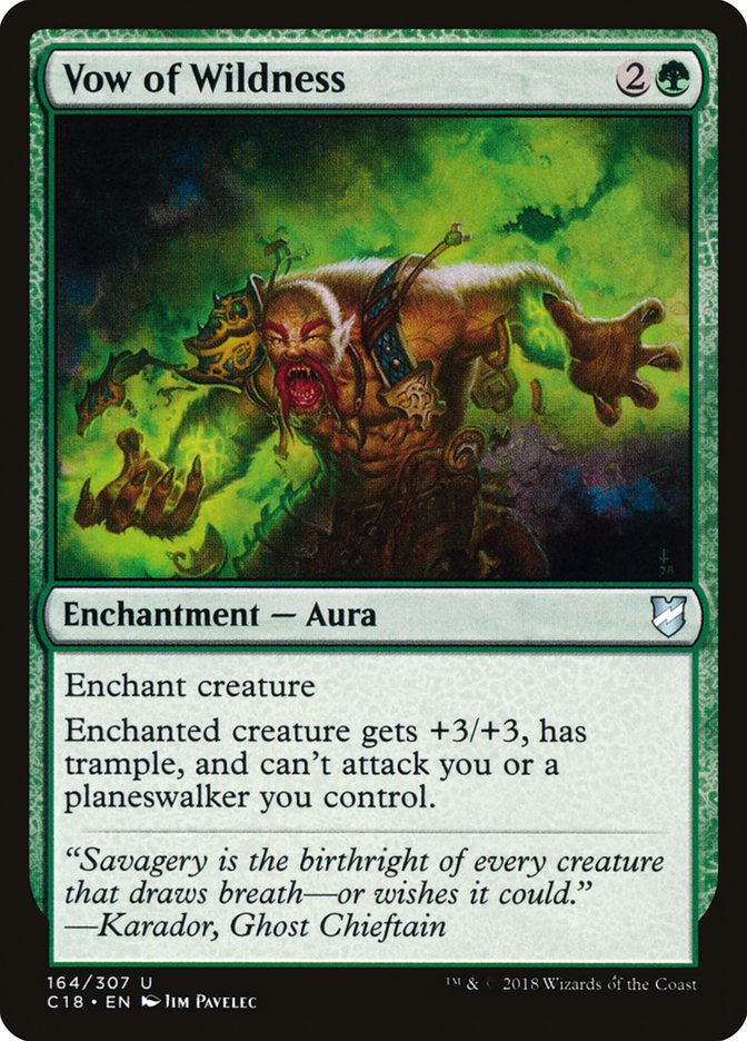 Vow of Wildness [Commander 2018] | Total Play