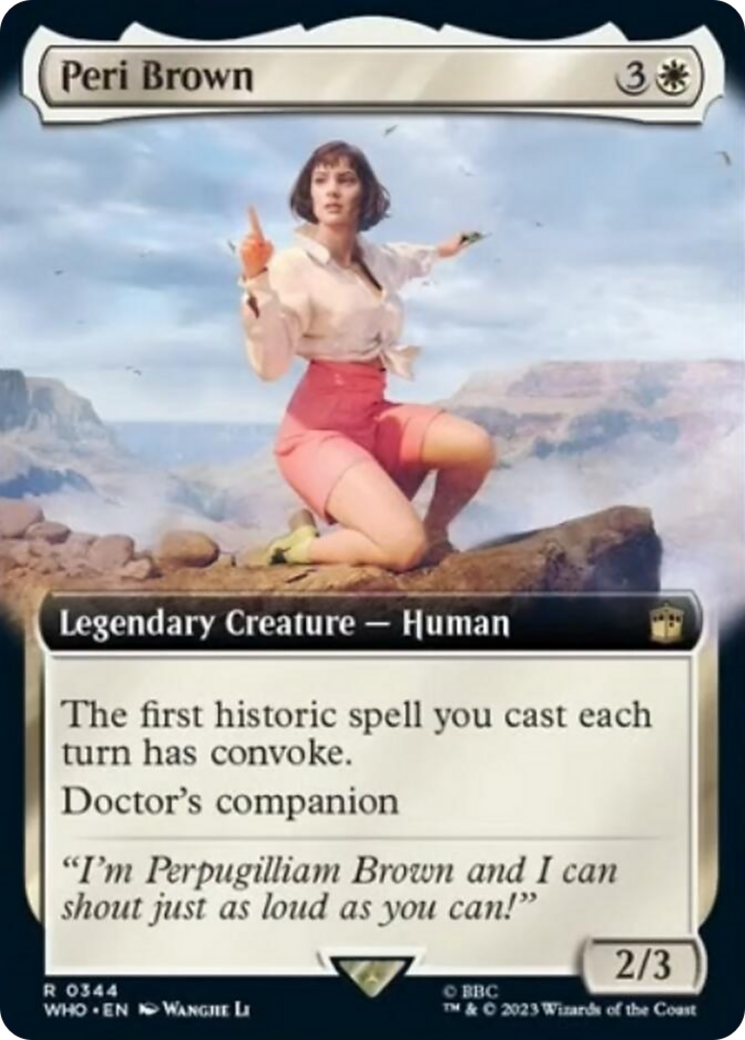 Peri Brown (Extended Art) [Doctor Who] | Total Play