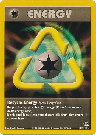 Recycle Energy (105/111) [Neo Genesis Unlimited] | Total Play