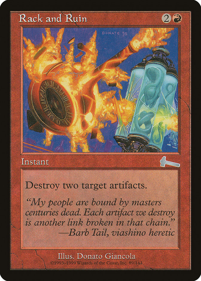 Rack and Ruin [Urza's Legacy] | Total Play