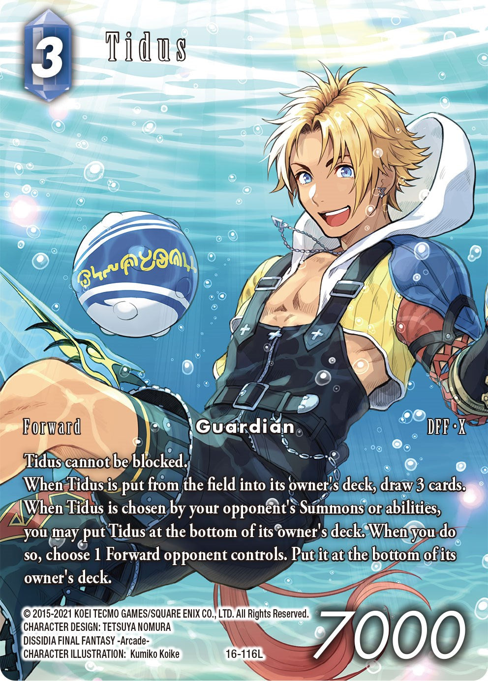 Tidus (Full Art) [Emissaries of Light] | Total Play
