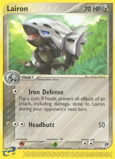 Lairon (41/100) [EX: Sandstorm] | Total Play