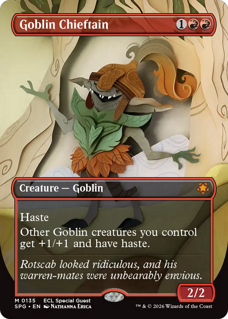 Goblin Chieftain (Borderless) [Lorwyn Eclipsed Special Guests] | Total Play