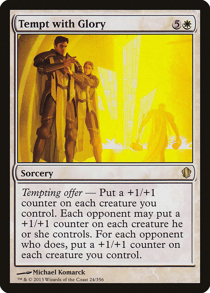 Tempt with Glory [Commander 2013] | Total Play