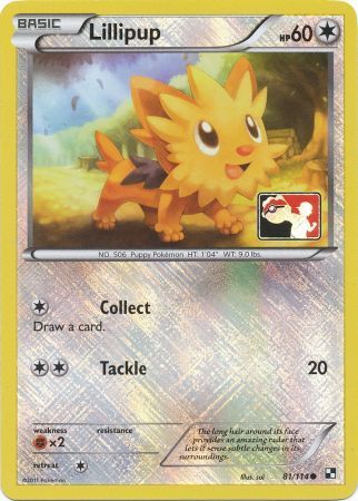 Lillipup (81/114) (League Promo) [Black & White: Base Set] | Total Play