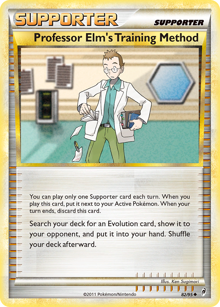Professor Elm's Training Method (82/95) [HeartGold & SoulSilver: Call of Legends] | Total Play