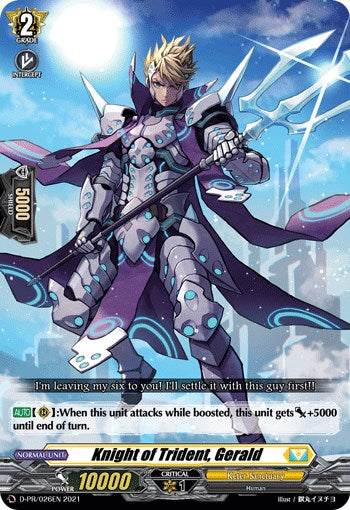 Knight of Trident, Gerald (D-PR/026EN) [D Promo Cards] | Total Play