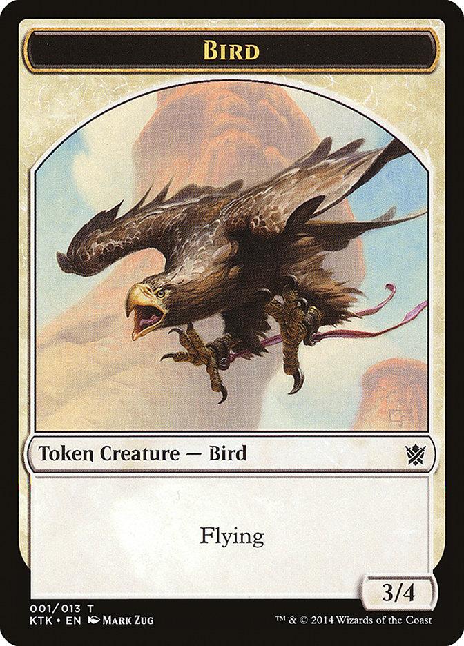 Bird Token [Khans of Tarkir Tokens] | Total Play