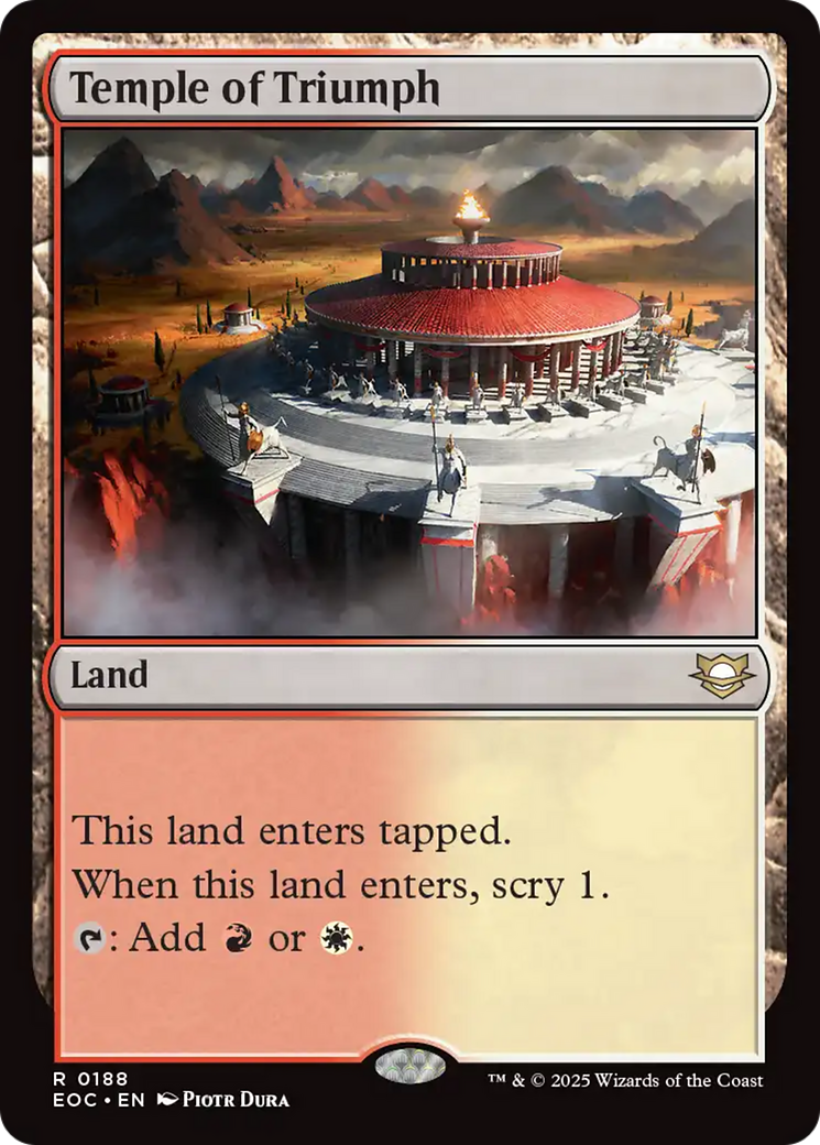 Temple of Triumph [Edge of Eternities Commander] | Total Play