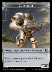 Elemental (0026) // Construct (0041) Double-Sided Token [Commander Masters Tokens] | Total Play