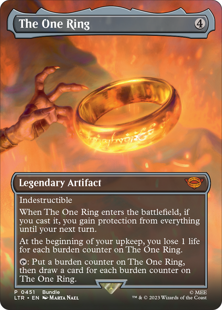 The One Ring (Borderless Alternate Art) [The Lord of the Rings: Tales of Middle-Earth] | Total Play