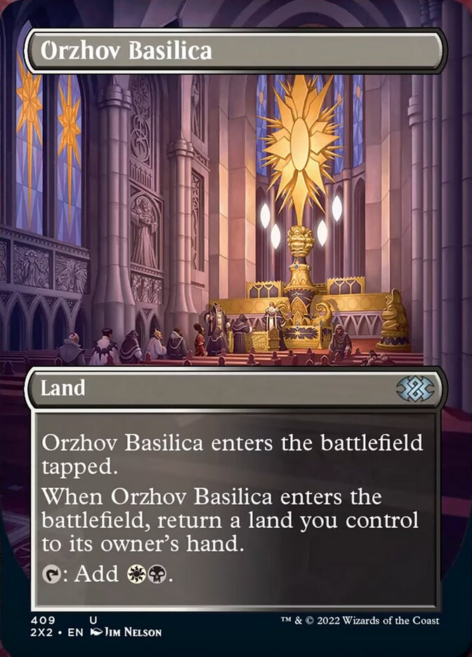 Orzhov Basilica (Borderless Alternate Art) [Double Masters 2022] | Total Play