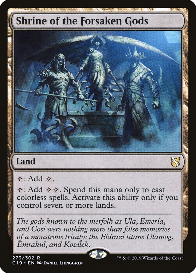 Shrine of the Forsaken Gods [Commander 2019] | Total Play