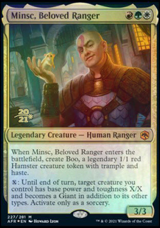 Minsc, Beloved Ranger [Dungeons & Dragons: Adventures in the Forgotten Realms Prerelease Promos] | Total Play