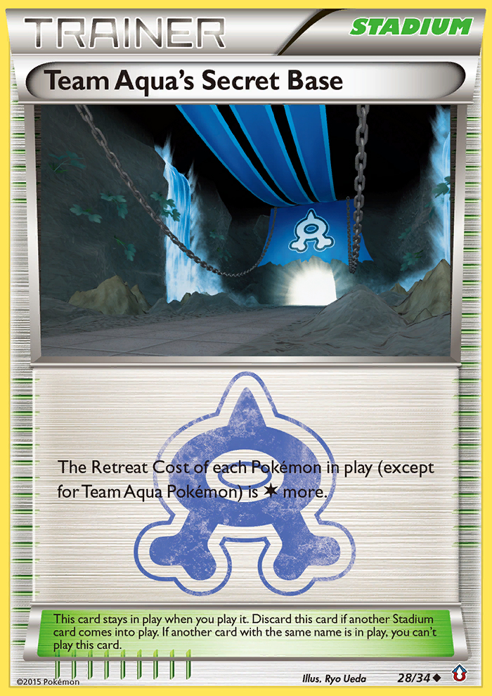 Team Aqua's Secret Base (28/34) [XY: Double Crisis] | Total Play
