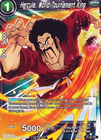Hercule, World Tournament King (Power Booster) (P-161) [Promotion Cards] | Total Play