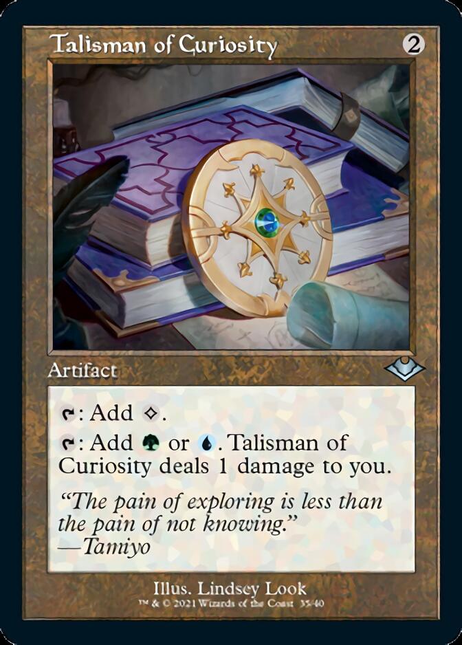 Talisman of Curiosity (Retro Foil Etched) [Modern Horizons] | Total Play