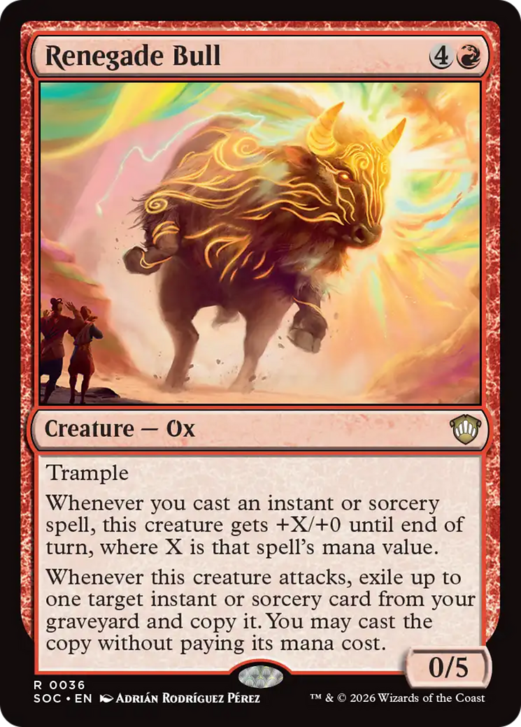 Renegade Bull [Secrets of Strixhaven Commander] | Total Play