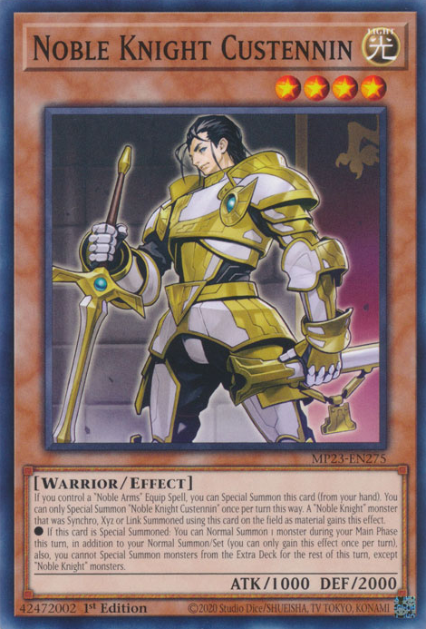 Noble Knight Custennin [MP23-EN275] Common | Total Play