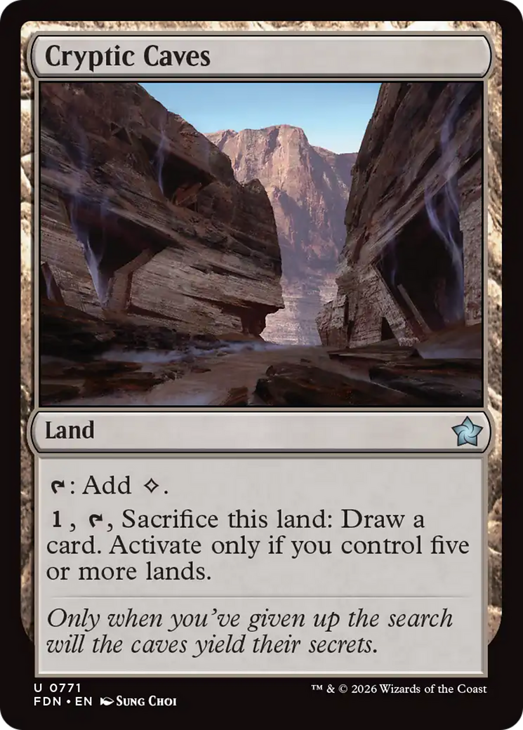 Cryptic Caves (0771) [Foundations] | Total Play