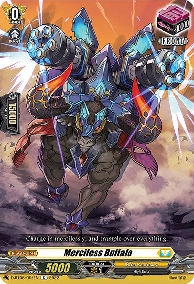 Merciless Buffalo (D-BT06/095EN) [Blazing Dragon Reborn] | Total Play