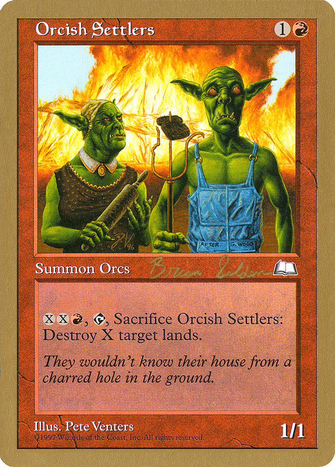Orcish Settlers (Brian Selden) [World Championship Decks 1998] | Total Play