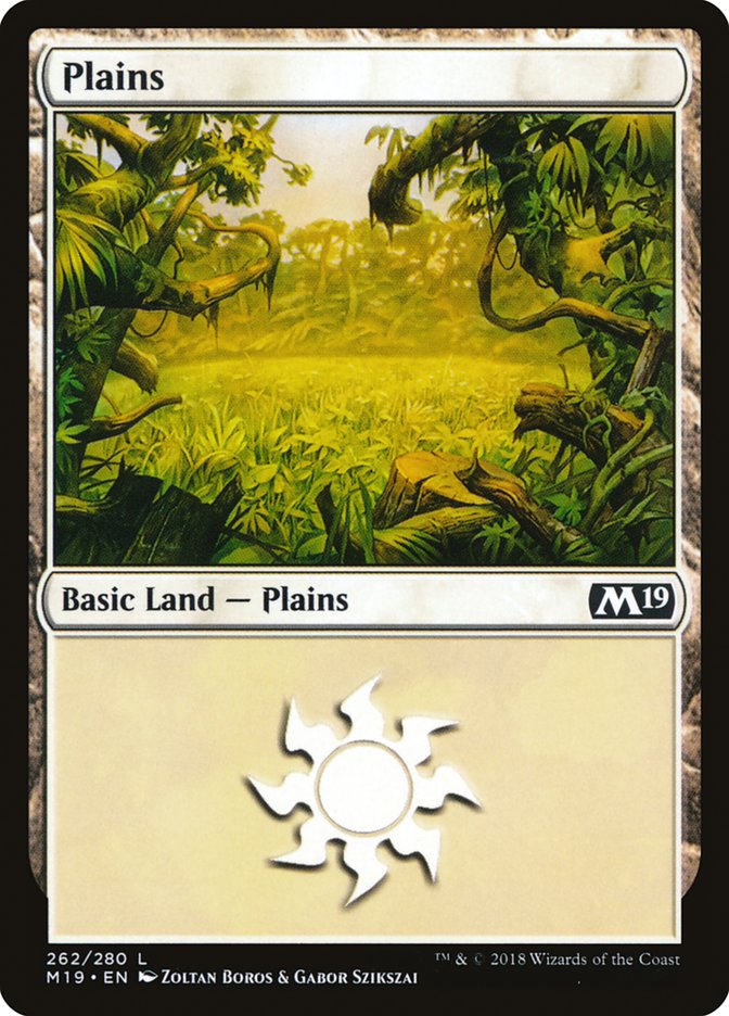 Plains (262) [Core Set 2019] | Total Play