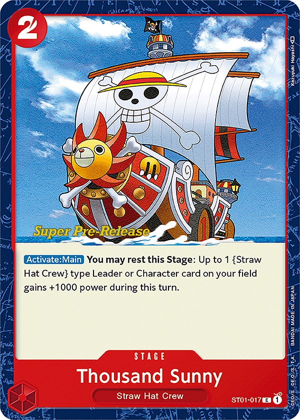 Thousand Sunny [Super Pre-Release Starter Deck: Straw Hat Crew] | Total Play