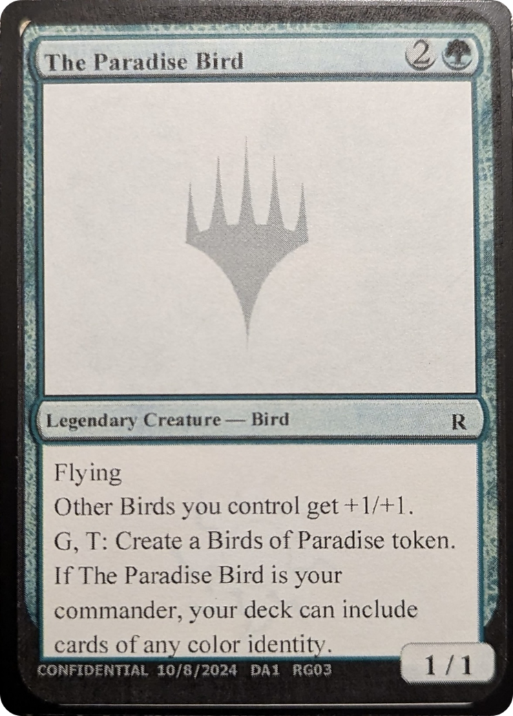 The Paradise Bird [Mystery Booster 2 Playtest Cards] | Total Play