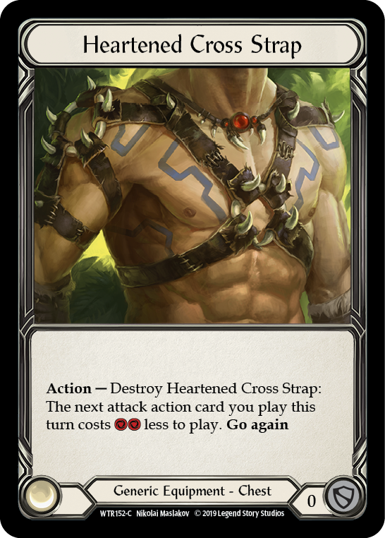 Heartened Cross Strap [WTR152-C] (Welcome to Rathe)  Alpha Print Cold Foil | Total Play