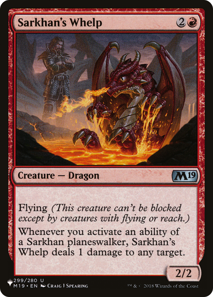 Sarkhan's Whelp [The List] | Total Play