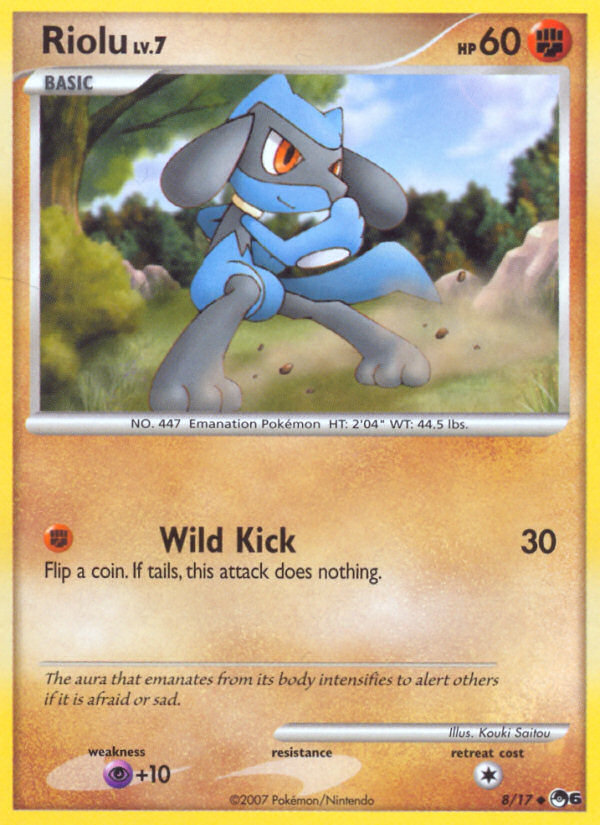 Riolu (8/17) [POP Series 6] | Total Play