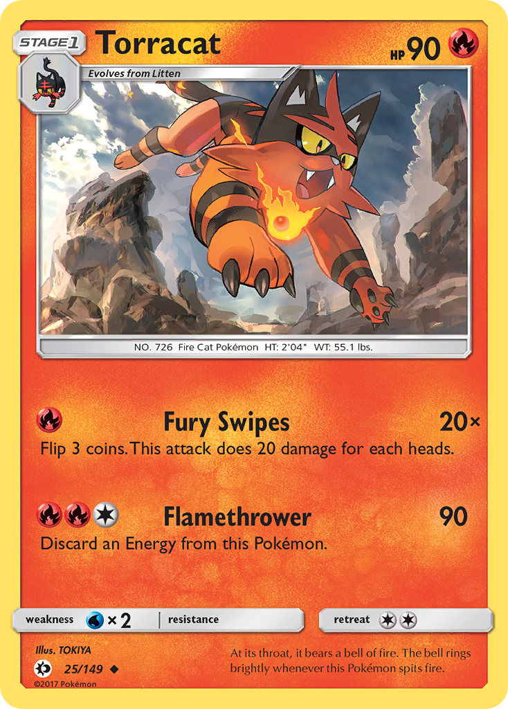 Torracat (25/149) [Sun & Moon: Base Set] | Total Play