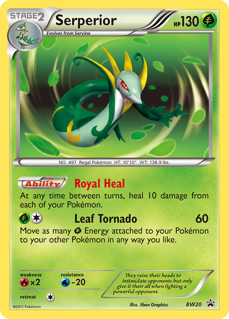 Serperior (BW20) [Black & White: Black Star Promos] | Total Play