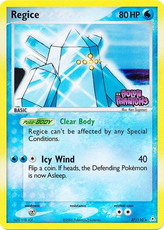 Regice (27/110) (Stamped) [EX: Holon Phantoms] | Total Play