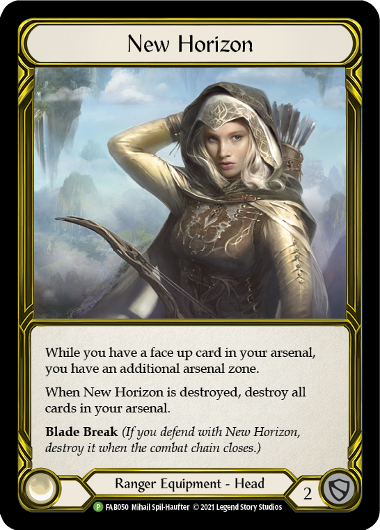 New Horizon (Golden) [FAB050] (Promo)  Cold Foil | Total Play