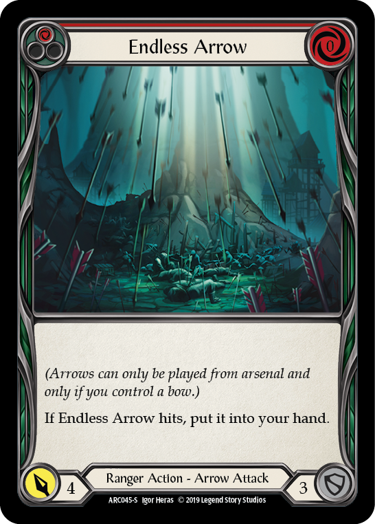 Endless Arrow [ARC045-S] (Arcane Rising)  1st Edition Rainbow Foil | Total Play