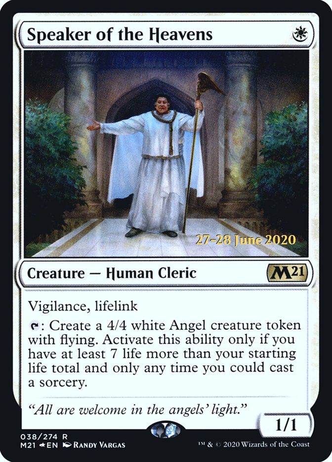 Speaker of the Heavens [Core Set 2021 Prerelease Promos] | Total Play