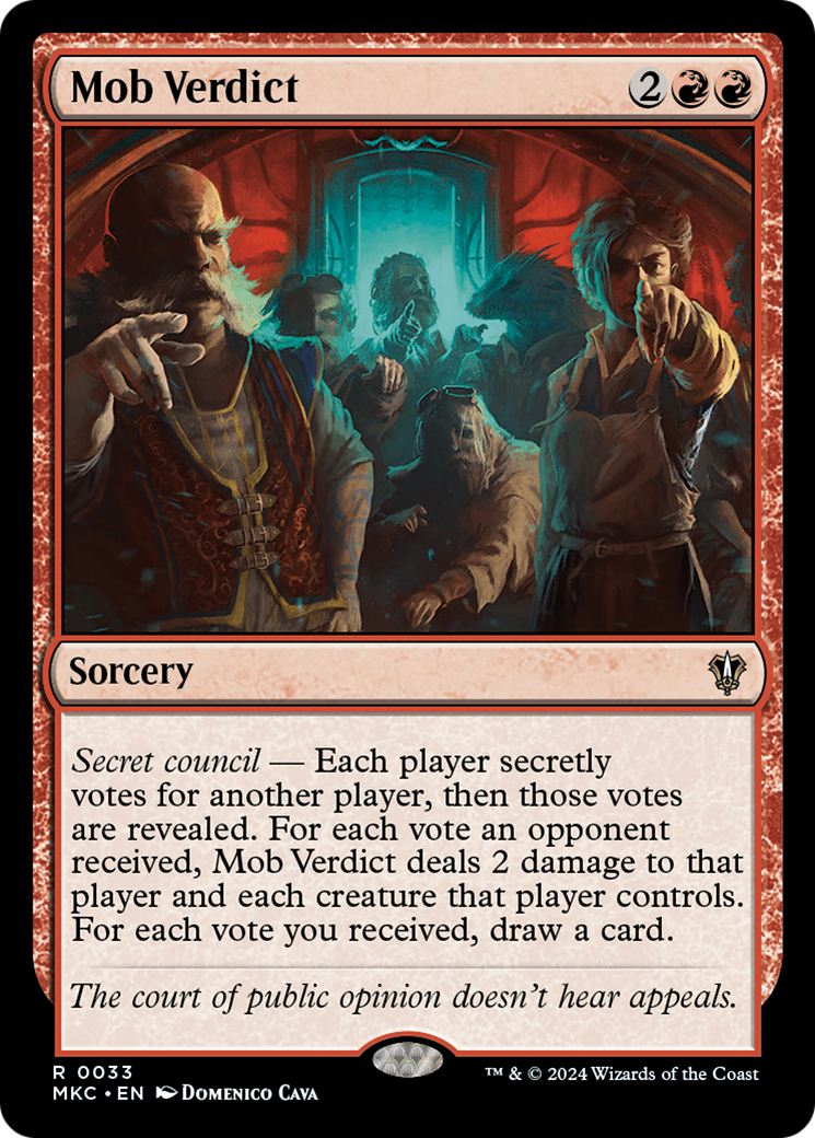 Mob Verdict [Murders at Karlov Manor Commander] | Total Play