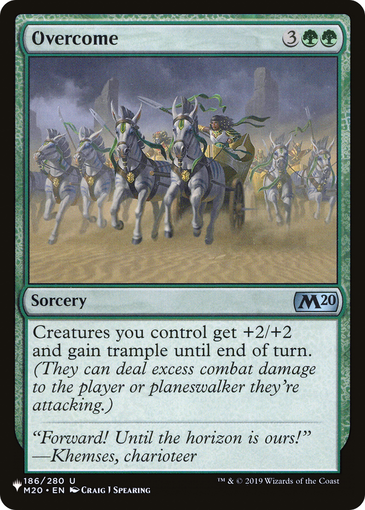 Overcome [The List] | Total Play