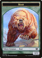 Shapeshifter (001) // Bear (011) Double-Sided Token [Modern Horizons Tokens] | Total Play