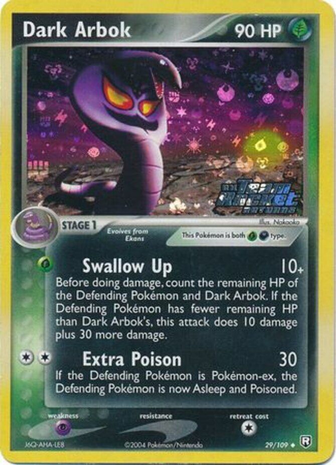 Dark Arbok (29/109) (Stamped) [EX: Team Rocket Returns] | Total Play