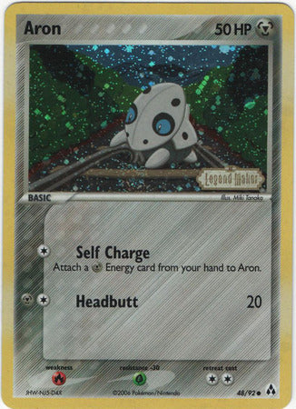 Aron (48/92) (Stamped) [EX: Legend Maker] | Total Play