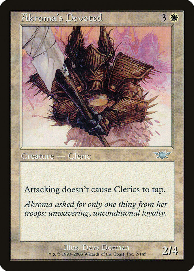 Akroma's Devoted [Legions] | Total Play