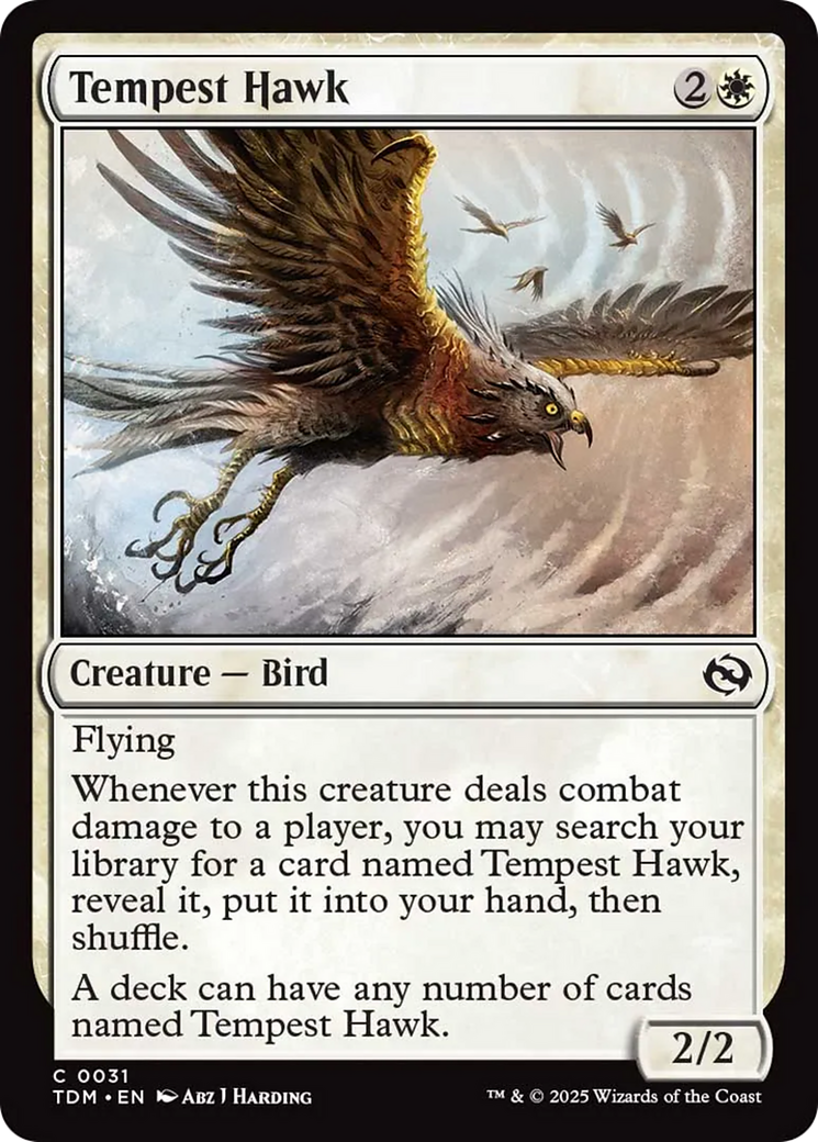 Tempest Hawk [Tarkir: Dragonstorm] | Total Play
