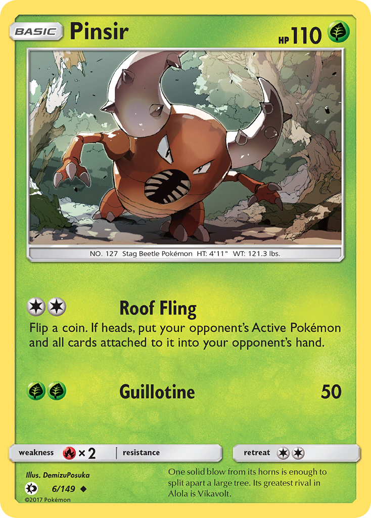 Pinsir (6/149) [Sun & Moon: Base Set] | Total Play