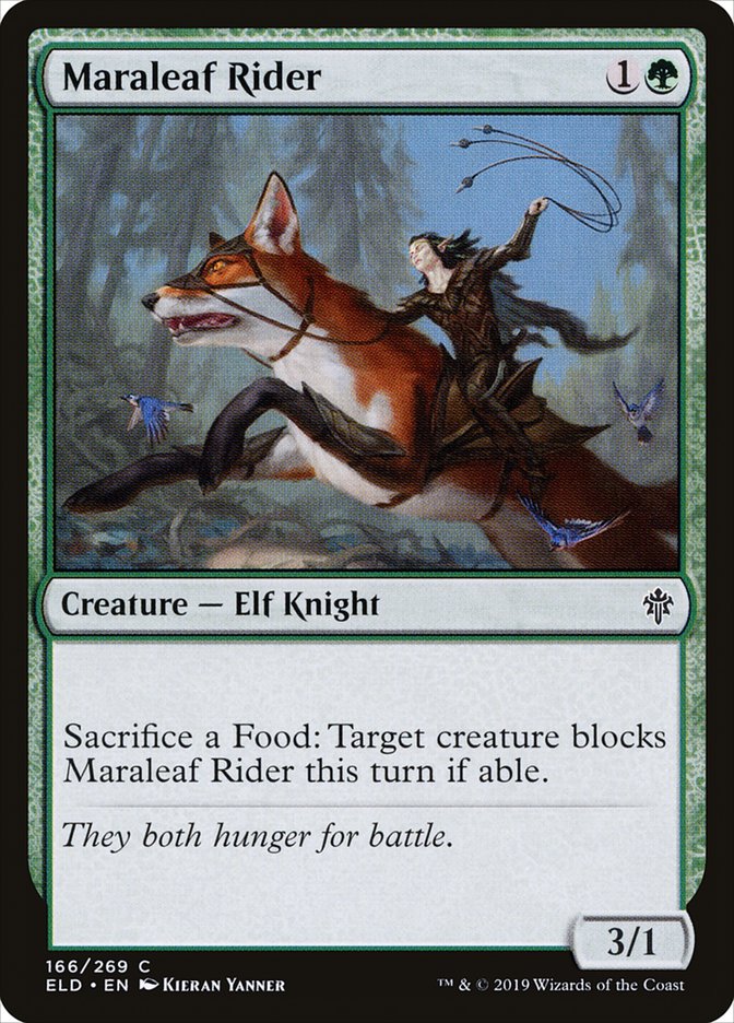 Maraleaf Rider [Throne of Eldraine] | Total Play