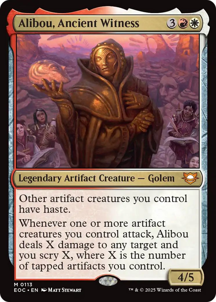 Alibou, Ancient Witness [Edge of Eternities Commander] | Total Play