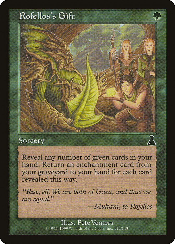 Rofellos's Gift [Urza's Destiny] | Total Play